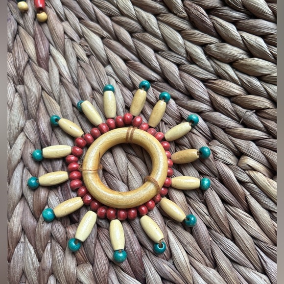 Oversized straw bag - Picture 4 of 14